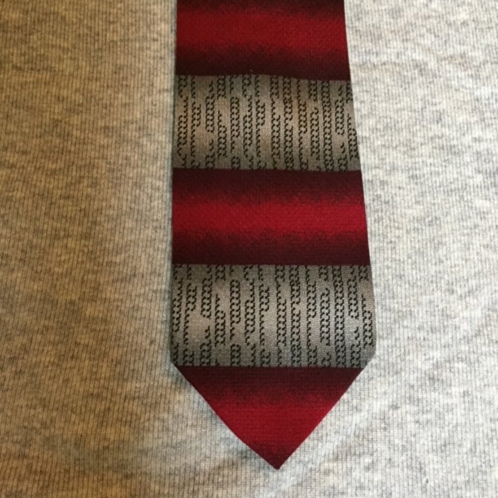 Red and Grey Stripe